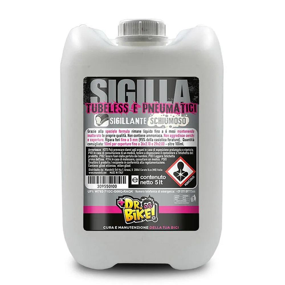 Dr Bike Ciclo Foam Slanglöst Tätningsmedel 5l, Multicolor, One Size