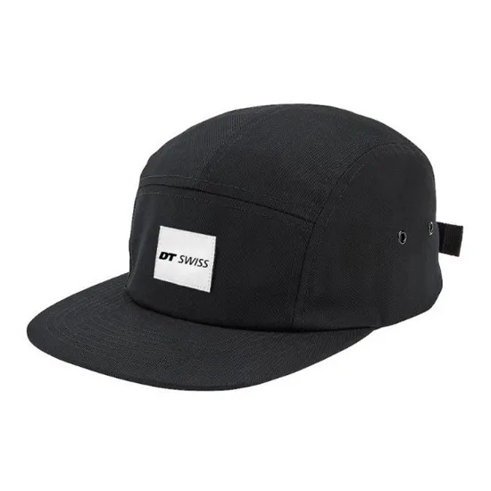DT Swiss 5 Panel Keps, Black DT Swiss 5 Panel Keps, Black