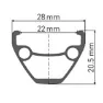 DT Swiss 533 D Disc 26" Felge