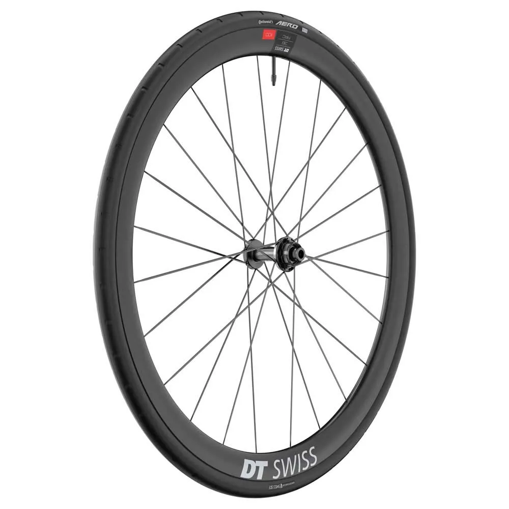 DT Swiss Arc 1100 Dicut 38 Disc Cl Tubeless + Continental Aero 111 700 X 26 Framhjul För Landsvägscykel, Black, 12 x 100mm DT Swiss Arc 1100 Dicut 38 Disc Cl Tubeless + Continental Aero 111 700 X 26 Framhjul För Landsvägscykel, Black, 12 x 100mm