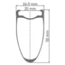 DT Swiss Arc 1100 Dicut 50 Disc Cl Tubeless + Continental Gp5000 Str 700 X 28 Landsvägscykelns Bakhjul, Black, 12 x 142mm, Shimano/Sram HG