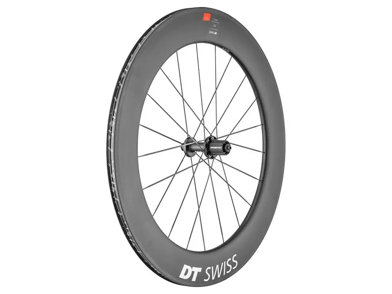 DT Swiss ARC 1100 Dicut 80mm Bakhjul FÖR Fälgbroms 700c, Black, 5 x 130mm, Shimano/Sram HG