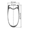DT Swiss Arc 1400 Dicut 48 29´´ Tubeless Bakhjul, Black, 5 x 130mm, Shimano/Sram HG