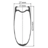 DT Swiss Arc 1400 Dicut 62 29´´ Tubeless Bakhjul, Black, 5 x 130mm, Shimano/Sram HG