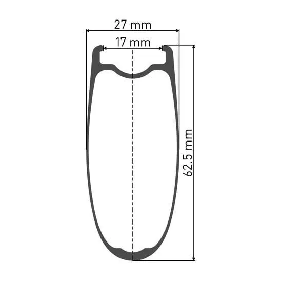 DT Swiss Arc 1400 Dicut 62 Tubeless Framhjul För Landsvägscykel, Black, 5 x 100mm DT Swiss Arc 1400 Dicut 62 Tubeless Framhjul För Landsvägscykel, Black, 5 x 100mm
