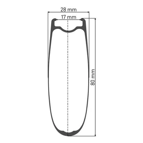 DT Swiss Arc 1400 Dicut 80 Tubeless Framhjul För Landsvägscykel, Black, 5 x 100mm DT Swiss Arc 1400 Dicut 80 Tubeless Framhjul För Landsvägscykel, Black, 5 x 100mm
