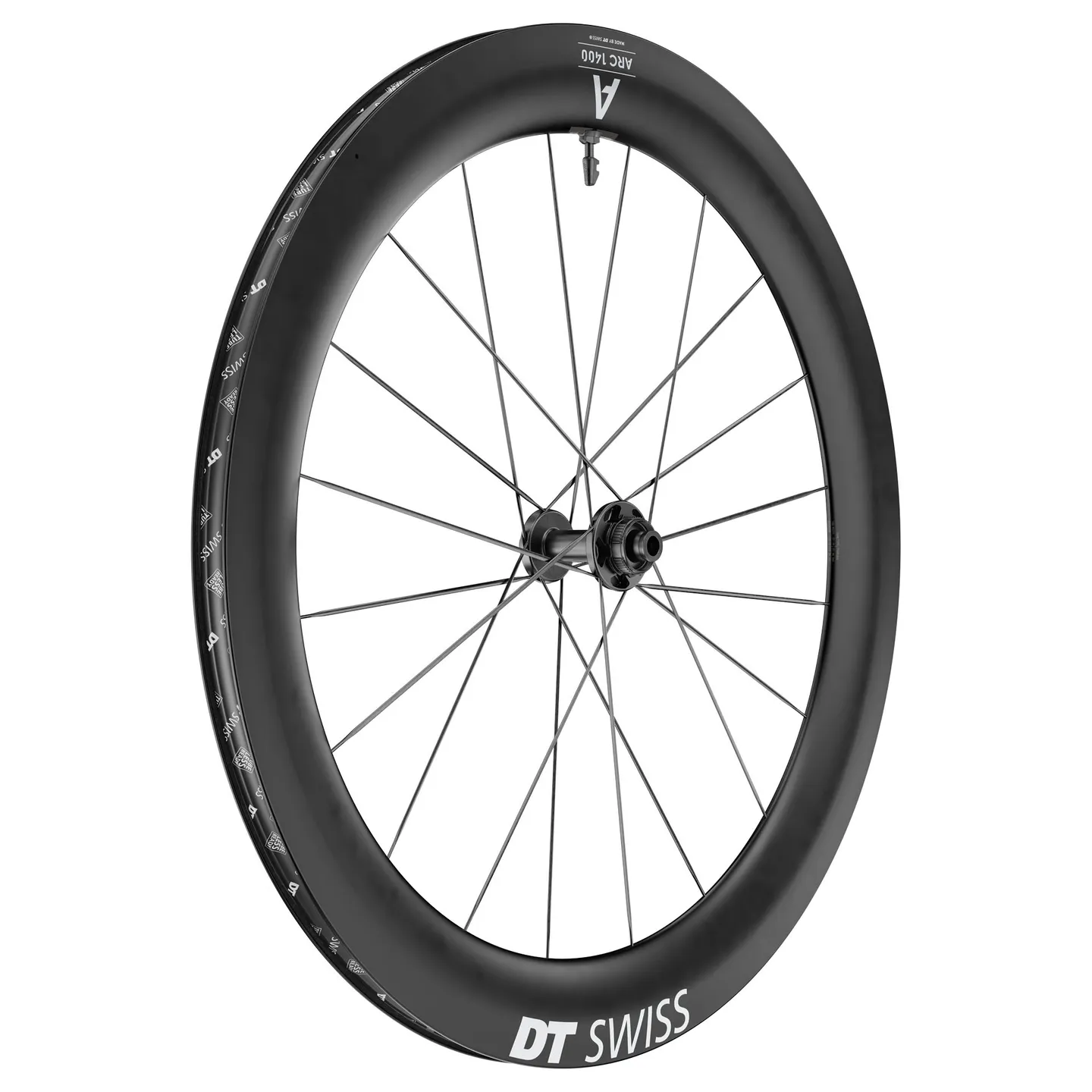 DT Swiss ARC 1400 Dicut DB Framhjul, Black, 12 x 100mm DT Swiss ARC 1400 Dicut DB Framhjul, Black, 12 x 100mm