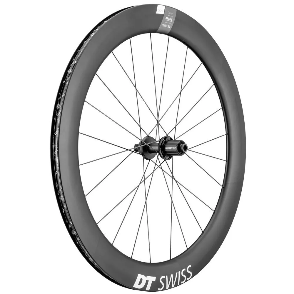 DT Swiss Arc 1400 Dicut Disc Cl 62 Tubeless Landsvägscykelns Bakhjul, Black, 12 x 142mm, Shimano/Sram HG
