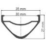 DT Swiss Ex 1700 Spline 30 29´´ Cl Disc Mtb Bakhjul Refurbished, Black, 12 x 148mm