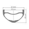 DT Swiss Exc 1200 Spline 35 27.5´´ Cl Disc Mtb Framhjul, Black, 15 x 110mm