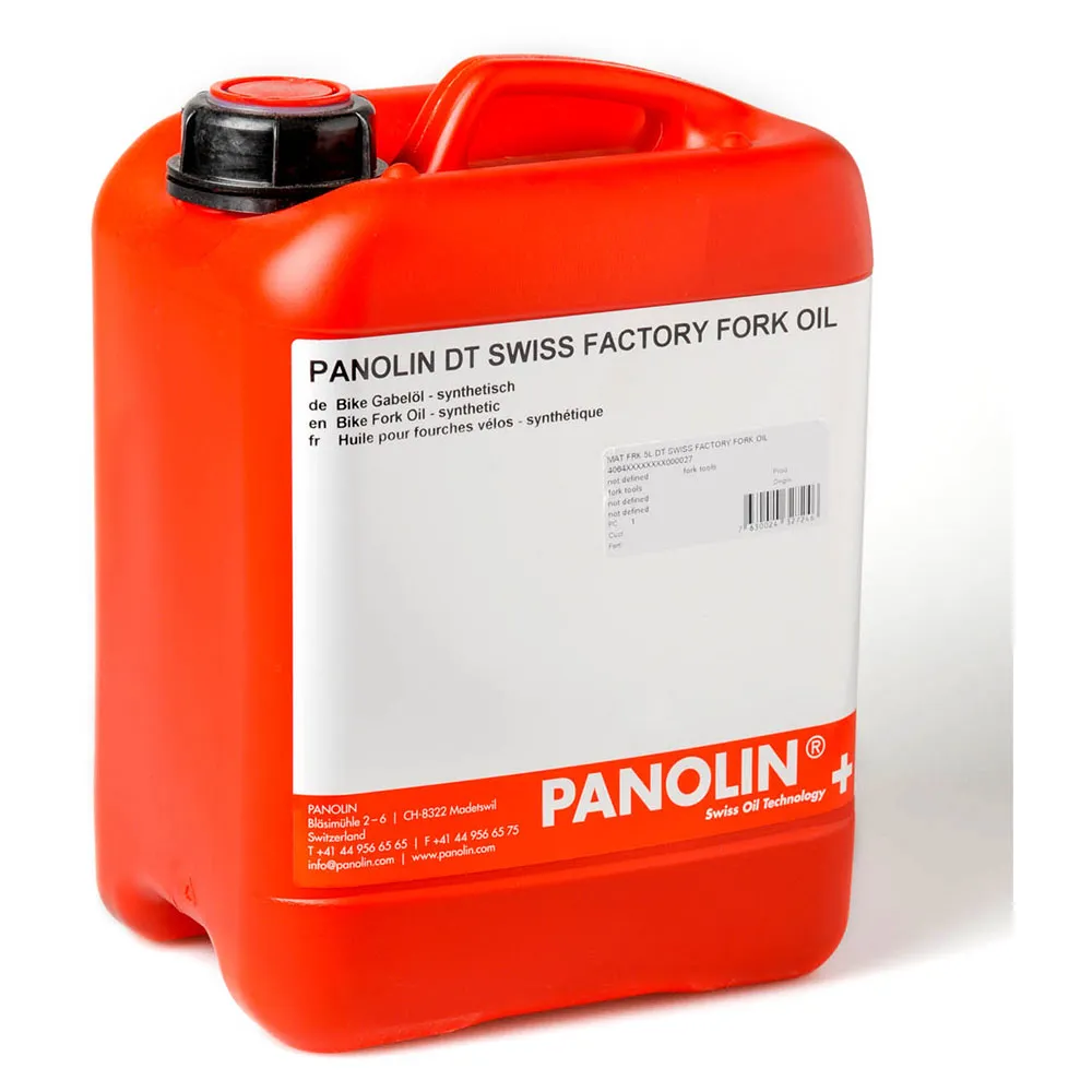 DT Swiss Factory Panolin+ Gaffelolja 5l, Black, One Size