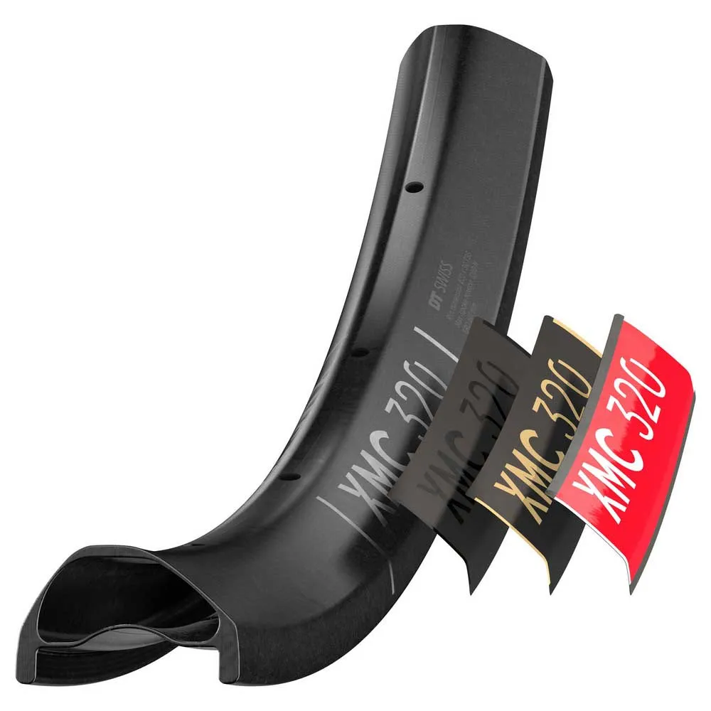 DT Swiss Felge XMC 320 27,5" Carbon 28 Loch, Black, 27.5" 28H