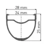 DT Swiss G 540 Disc Fälg Refurbished, Black, 700 - 28" 32H