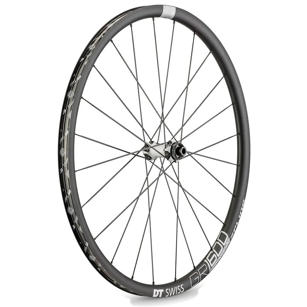 DT Swiss Gr 1600 Spline 25 650b Cl Disc Tubeless Framhjul För Landsvägscykel, Black, 12 x 100mm DT Swiss Gr 1600 Spline 25 650b Cl Disc Tubeless Framhjul För Landsvägscykel, Black, 12 x 100mm