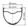 DT Swiss Gr 1600 Spline 650b Cl Disc 25 Tubeless Grus Bakhjul, Black, 12 x 142mm, Sram XDR