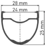 DT Swiss Gr 1600 Spline Db 650b Disc Landsvägscykelns Bakhjul
