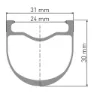 DT Swiss Grc 1100 Dicut 30 27.5´´ Cl Disc Tubeless Grus Bakhjul, Black, 12 x 142mm, Shimano Micro Spline