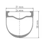 DT Swiss Grc 1100 Dicut 30 28´´ Cl Disc Tubeless Grus Bakhjul, Black, 12 x 142mm, Shimano Micro Spline