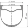 DT Swiss Grc 1100 Dicut 650b Cl Disc Tubeless Gravelcykel Framhjul, Black, 12 x 100mm