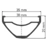 DT Swiss H 1900 Spline 30 29´´ Cl Disc Tubeless Bakhjul, Black, 12 x 148mm, Shimano Micro Spline