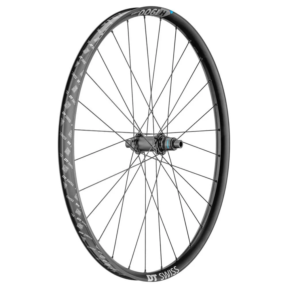 DT Swiss H 1900 Spline 35 27.5´´ Cl Disc Tubeless Mtb Bakhjul, Black, 12 x 148mm, Sram XD