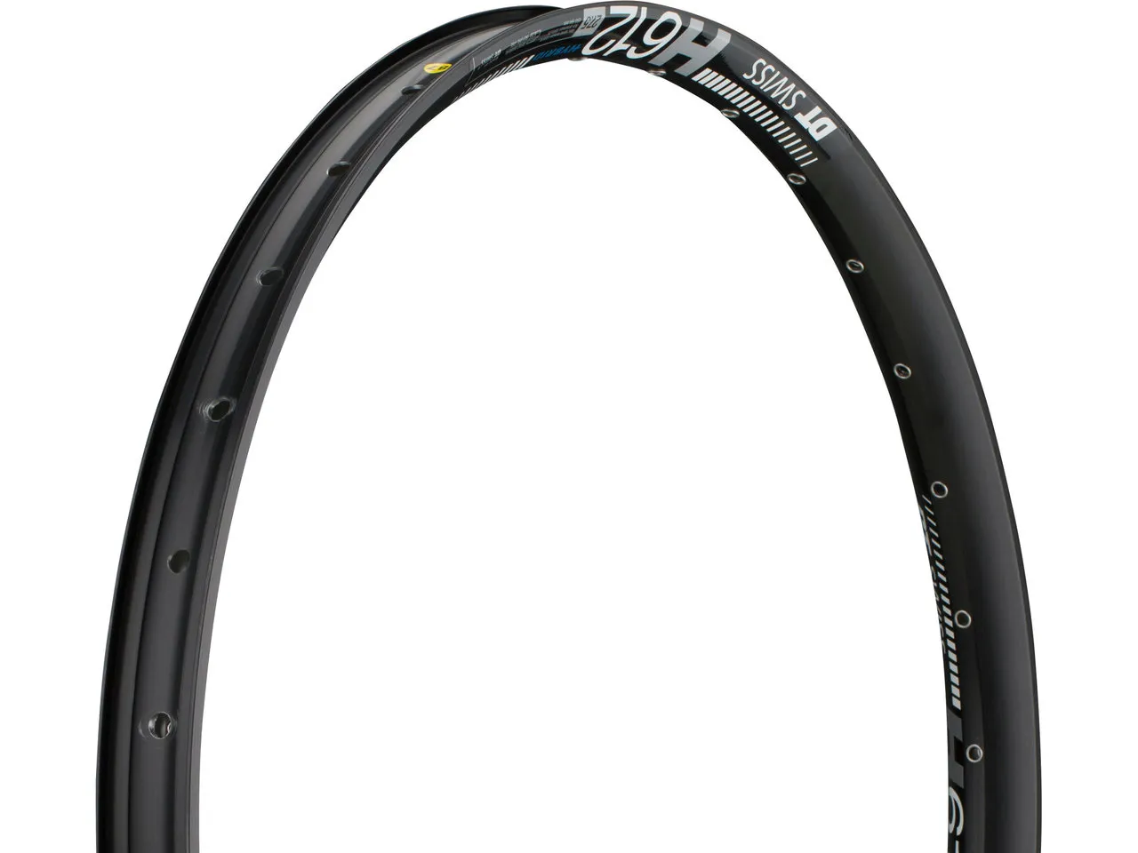 DT Swiss H 612 Disc 27,5" Felge, Black, 27.5" 32H