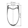 DT Swiss Hec 1400 Spline 19 Cl Disc Tubeless Landsvägscykelns Bakhjul, Black, 12 x 148mm, Shimano/Sram HG