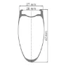DT Swiss Hec 1400 Spline 20 Cl Disc Tubeless Framhjul För Landsvägscykel, Black, 12 x 110mm