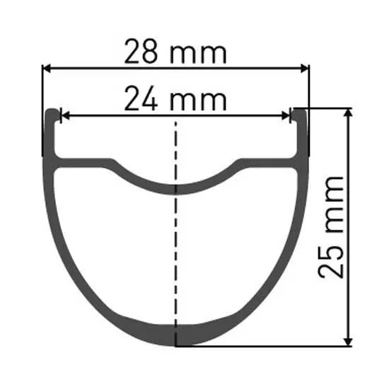 DT Swiss HG 1800 Spline 25 Bakhjul DT Swiss HG 1800 Spline 25 Bakhjul