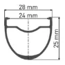 DT Swiss HG 1800 Spline Bakhjul