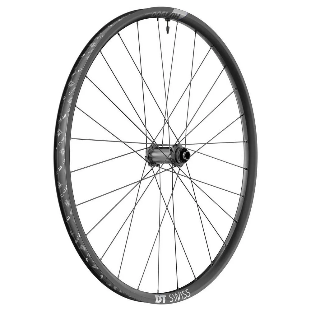 DT Swiss Hu 1900 Spline 30 27.5´´ Cl Disc Tubeless Schradera Mtb Framhjul, Black, 15 x 110mm