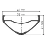 DT Swiss Hx 1700 Spline 35 27.5´´ 6b Disc Boost Tubeless Mtb Bakhjul, Black, 12 x 148mm, Sram XD