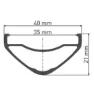 DT Swiss Hx 1700 Spline 35 29´´ 6b Disc Tubeless Bakhjul