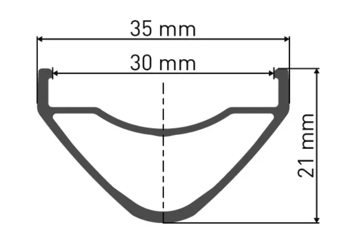 DT Swiss HX 1700 Spline LS Bakhjul