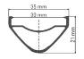 DT Swiss HX 1700 Spline LS Bakhjul