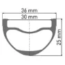 DT Swiss Hxc 1501 Spline 30 29´´ Cl Disc Tubeless Framhjul, Black, 15 x 110mm