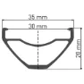 DT Swiss M 1900 Spline DB 20 Framhjul