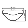 DT Swiss M 542 584-35 Mm Fälg, Black, 650B-27.5" 28H