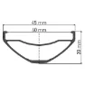 DT Swiss M 582 584-40 Mm Fälg, Black, 650B-27.5" 28H