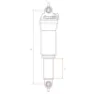 DT Swiss R 232 One Trunnion Mount Stötdämpare, Black, 55mm, 185mm