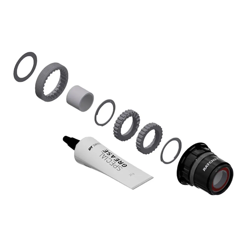 DT Swiss Ratchet Ln Road Sram Xdr 12s 18t Omvandlingskit, Black, One Size