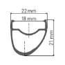 DT Swiss Rr 411 Disc Fälg, Black, 700 - 28" 32H