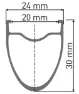 DT Swiss T 1800 Classic 30 Framhjul