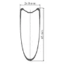 DT Swiss Trc 1400 Dicut 65 Tubular Landsvägscykelns Bakhjul, Black, 12 x 120mm
