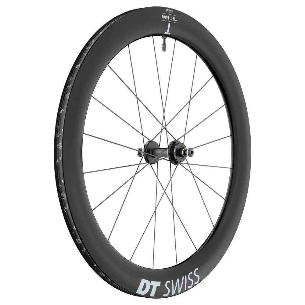 DT Swiss Trc 1400 Dicut® Tubeless Landsvägscykelns Bakhjul, Black, 10 x 120mm, 1s
