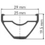 DT Swiss X 1900 Spline DB 19.5 Bakhjul