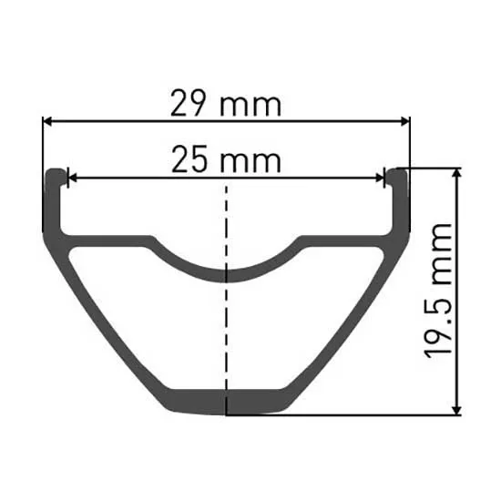 DT Swiss X 1900 Spline DB 19.5 Framhjul