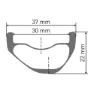 DT Swiss Xmc 1200 Spline® 27.5´´ 6b Disc Tubeless Mtb Bakhjul, Black, 12 x 148mm, Sram XD