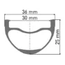 DT Swiss Xmc 1501 Spline 30 29´´ Is Disc Tubeless Mtb Bakhjul, Black, 12 x 148mm, Sram XD
