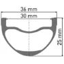 DT Swiss Xmc 1501 Spline 30 29´´ Is Disc Tubeless Mtb Framhjul, Black, 15 x 110mm